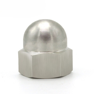 Factory direct sale all size round dome inter threaded nut stainless steel